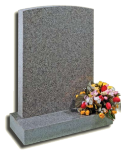 Small granite headstone